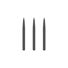 Target Standard Black Tips 32 mm