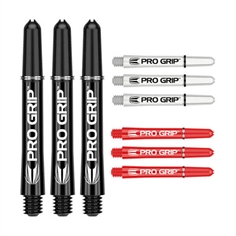 Pro Grip Svart/Vit/Röd Mellan (3 set)