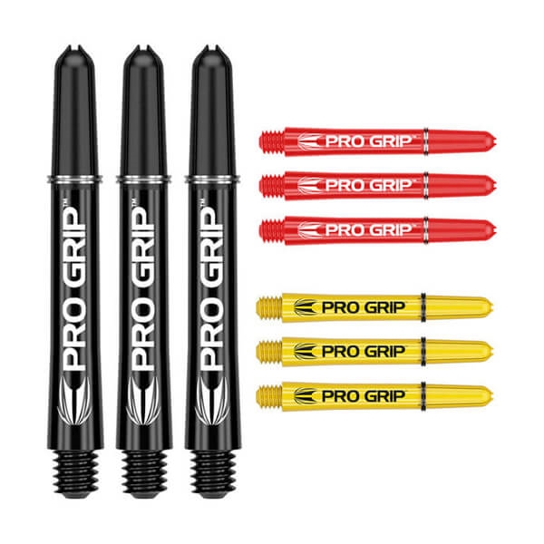 Pro Grip svart/röd/gul däremellan (3 set)