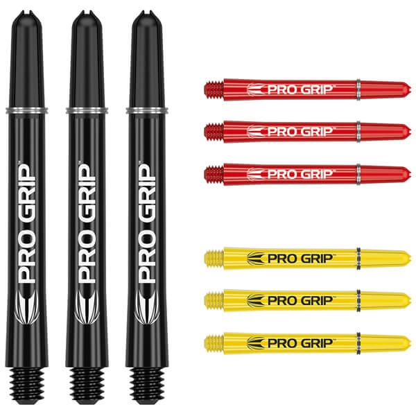 Pro Grip Svart/Röd/Gul Medium (3 set)