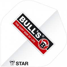 B-Star Flights - Bull's Logo White