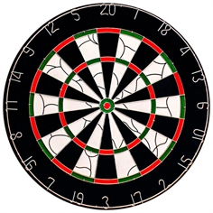 Bull's Bristol Paper Dartboard (inkl. 2 uppsättningar pilar)