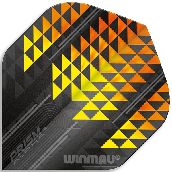 Winmau Prism Alpha Firestorm Flame Flights Standard