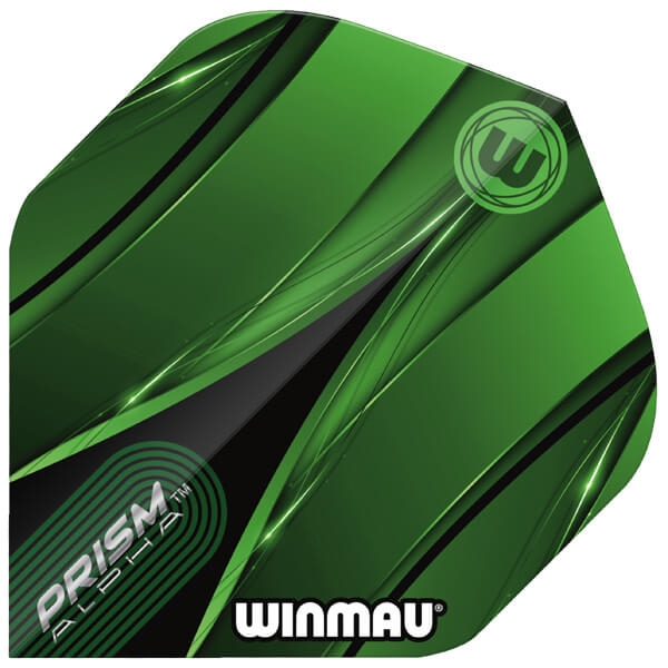 Winmau Prism Alpha Sniper Green Flights Standard