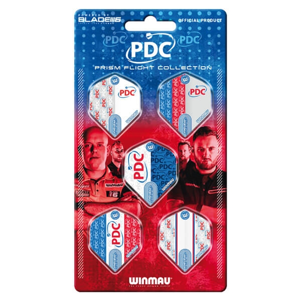 Winmau PDC Prism Flights - 5-pack